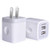 USB Wall Charger  Charger Adapter  AILKIN 2-Pack 2.1Amp Dual Port Quick Charger Plug Cube for iPhone 13 12 11 Pro Max 10 SE X XS XR 8 Plus 7  Samsung Galaxy S21 S20 Power Block Fast Charging Box Brick