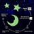 Glow in The Dark Stars - Glow Stars Stickers for Ceiling Self Adhesive 3D Glowing Stars and Moon for Starry Sky Wall Decals for Kids Rooms Wall Stickers for Bedroom(200 Stars 1 Moon）