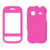 5 Pack -Two piece Soft Touch Snap-On Case for Samsung Trender SPH-M380 (Hot Pink)