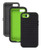 5 Pack -Ventev - CoreGridX Case for Apple iPhone 5/5S - Gray/Lime & Black Gel (Combo Pack)