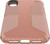 Speck Presidio Grip Plus Glitter Case for iPhone XS/X - Bella Pink with Gold Glitter/Dahlia Peach