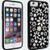 5 Pack -Milk and Honey Mother of Pearl Case for Apple iPhone 6/6s -  Black/White Flower
