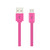 10 Pack - Reiko Flat Micro USB Data Cable 3.2Ft In Pink