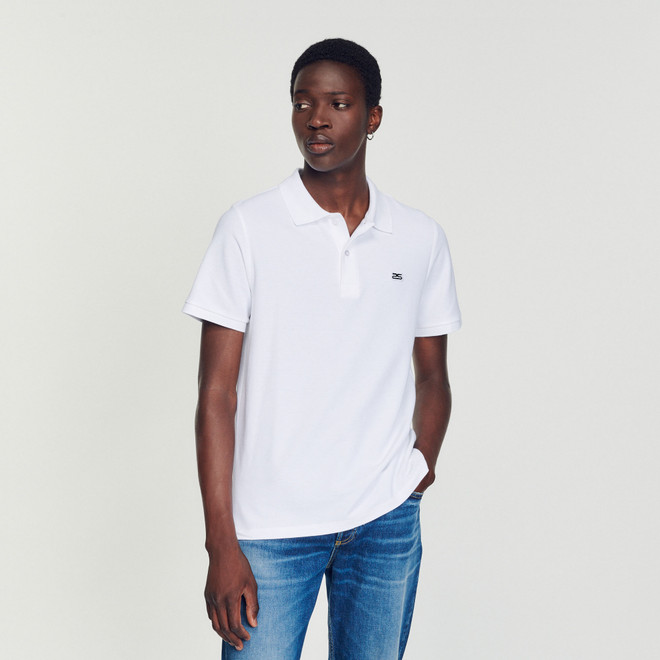 Double S polo shirt -  White