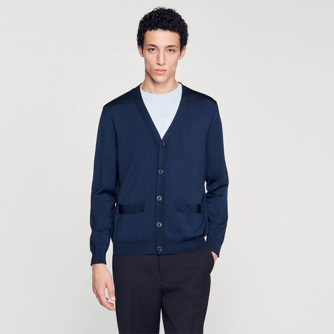 Knit Cardigan - Blue