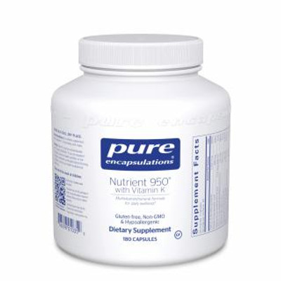 Pure Encapsulations Nutrient 950 W/ Vitamin K 180 capsules