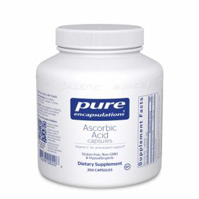 Pure Encapsulations Ascorbic Acid capsules 250 capsules