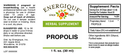 Energique PROPOLIS 1 oz Herbal