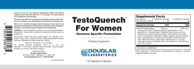 Douglas Labs TestoQuench for Women 120 capsules