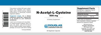 Douglas Labs N-Acetyl-L-Cysteine NAC 600 mg 90 capsules