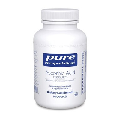 Pure Encapsulations Ascorbic Acid capsules 90 capsules..