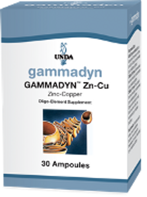 UNDA Gammadyn Zn-Cu (zinc-copper) 30 ampoules