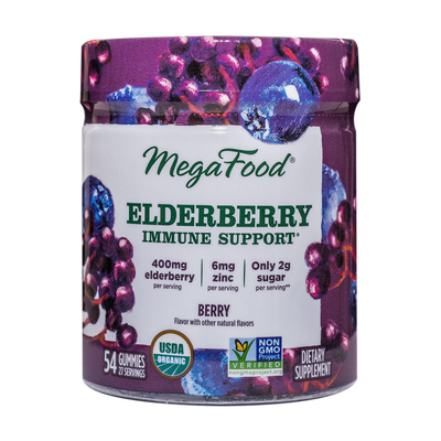 MegaFood Elderberry Immune Support Gummy 54 ct