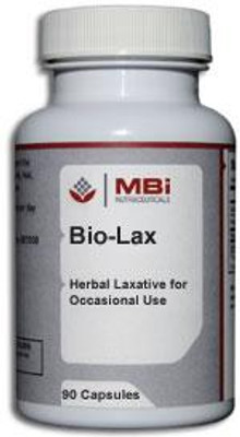 MBi Nutraceuticals Bio-Lax Herbal Combination 90 Capsules