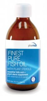 Pharmax Finest Pure Fish Oil with Plant Sterols (orange) 10.1 fl oz (300 ml)