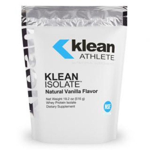 Douglas Labs Klean Athlete Isolate Natural Vanilla flavor 18.2 oz 516 gms