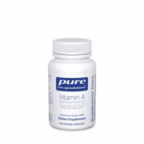 Pure Encapsulations Vitamin A 3,000 mcg (10,000 IU) 120 capsules