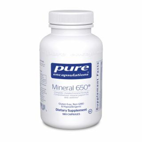 Pure Encapsulations Mineral 650 180 capsules