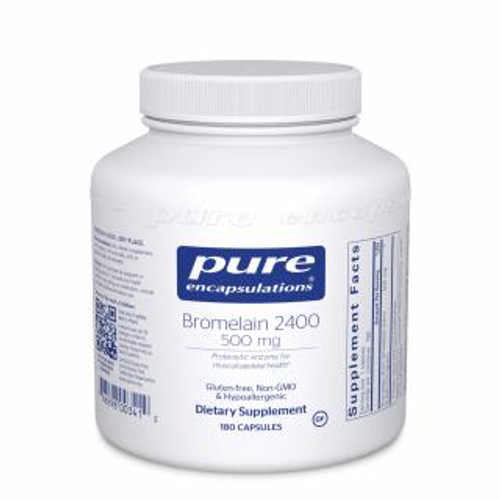 Pure Encapsulations Bromelain 2400 500 Mg. 180 capsules
