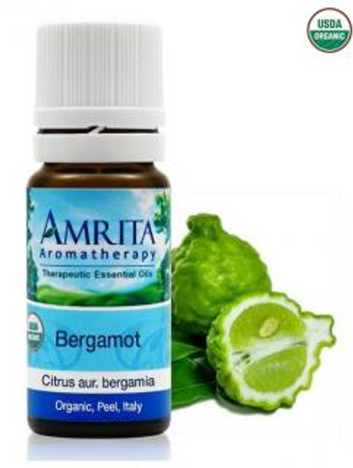 Amrita Aromatherapy Bergamot Organic Essential Oil 5 mL