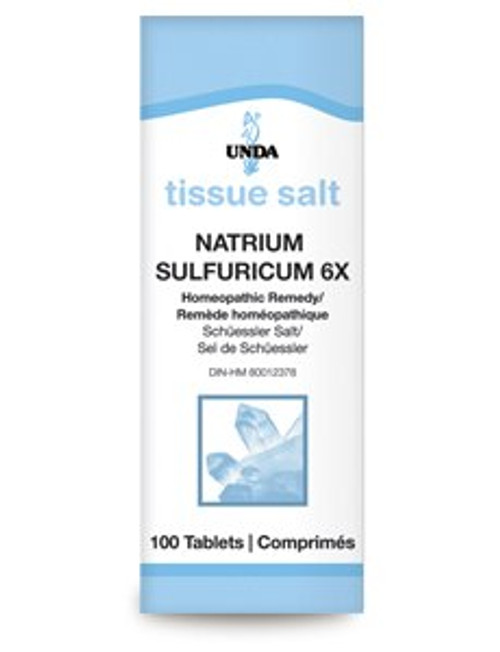 UNDA Schuessler Tissue Salts Natrium Sulfuricum 6X 100 tabs