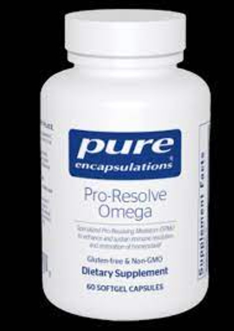 Pure Encapsulations Pro-Resolve Omega 60 softgel capsules