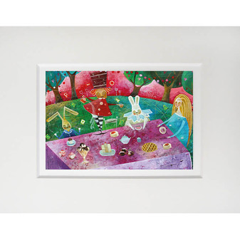 W003444- Titolo : Un Buon non Compleanno   - Dimensione: 24 x 30 - Grafiche d'autore - Enrica Pizzicori