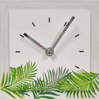 OROLOGIO FOGLIE DIPINTO A MANO piccolo