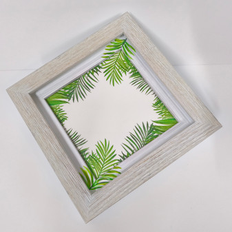 SVUOTATASCHE FOGLIE DIPINTO A MANO mini