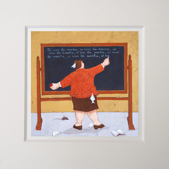 W0022775 - Titolo:Io Sono La Maestra - Rota Lisandro - Dipinti e Stampe - Grafica - Figurativi