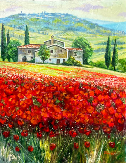 W003569- Olio su Tela - 70 x 90 - Teruzzi