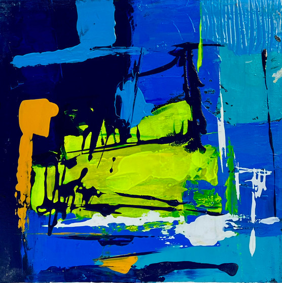 W003597 - Dipinto Su Tela - Valeriano Lessio - 30 x 30