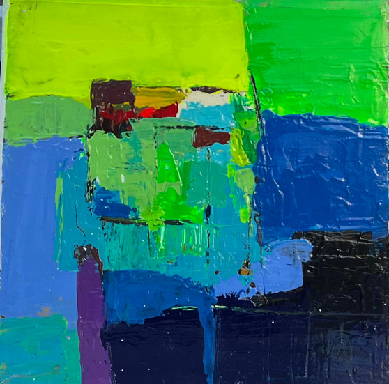 W003603 - Dipinto Su Tela - Valeriano Lessio - 30 x 30