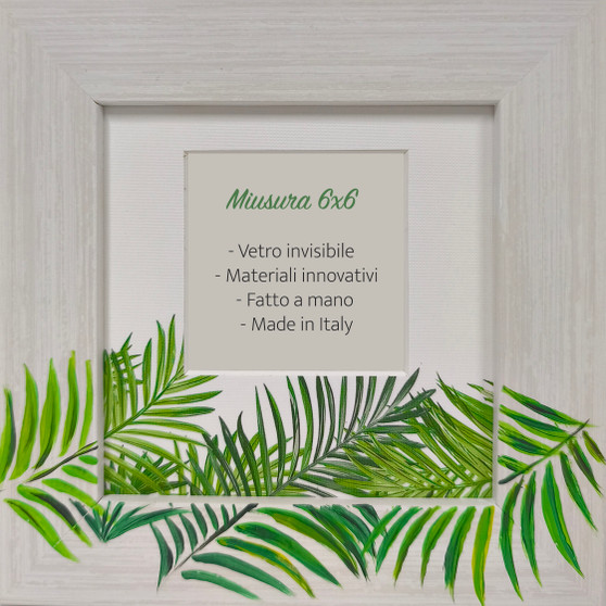 PORTAFOTO FOGLIE RITOCCO A MANO mini