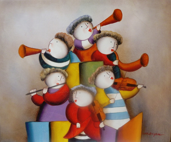 W002768 - Titolo: Play That Funky Music - Dipinti e Stampe - Figurativi