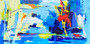 W003262  - Titolo:  Blue Imagination -  80 x 160  - Dipinto su Tela - Valeriano Lessio