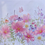 W003267  - Titolo:  Pink Flowers -  80 x 80   - Dipinto su Tela