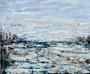 W003422 - Titolo : Nevicata - Dimensione: 100 x 120  - Dipinti d'autore - Zago Silvio