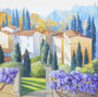 W002868 - Titolo: Paesaggio Toscano 2 - Misure 70 x 70 - Dipinti e Stampe - Paesaggi
