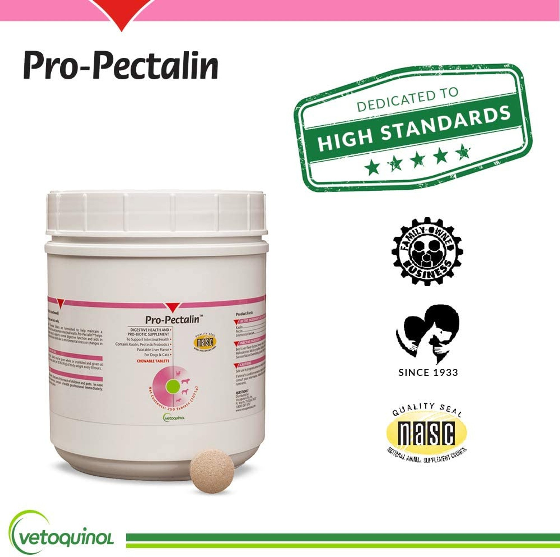 ProPectalin Digestive Health and Probiotic Supplement BeefFlavored