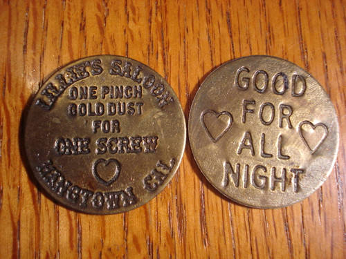 Lillie's Saloon Brothel Token