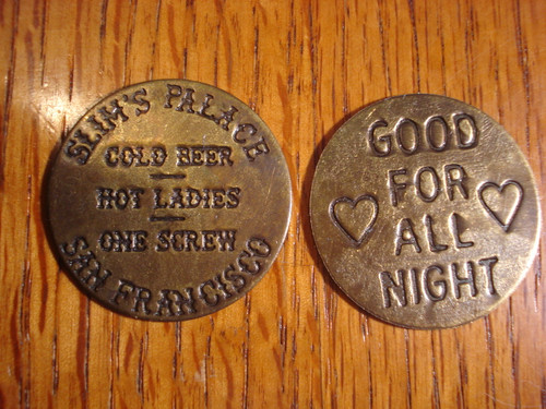 Slim's Palace Brothel Token