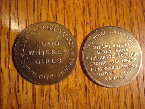 Long Branch Saloon Brothel Token