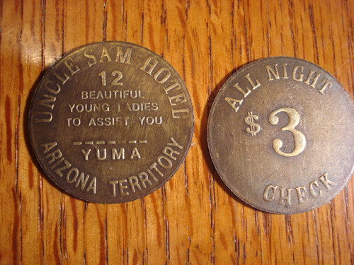Uncle Sam Hotel Brothel Token