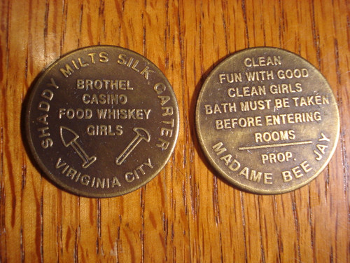 Shaddy Milts Silk Garter Brothel Token