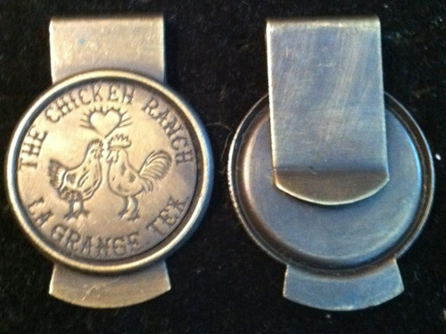 The Chicken Ranch Brothel Brass Money Clip