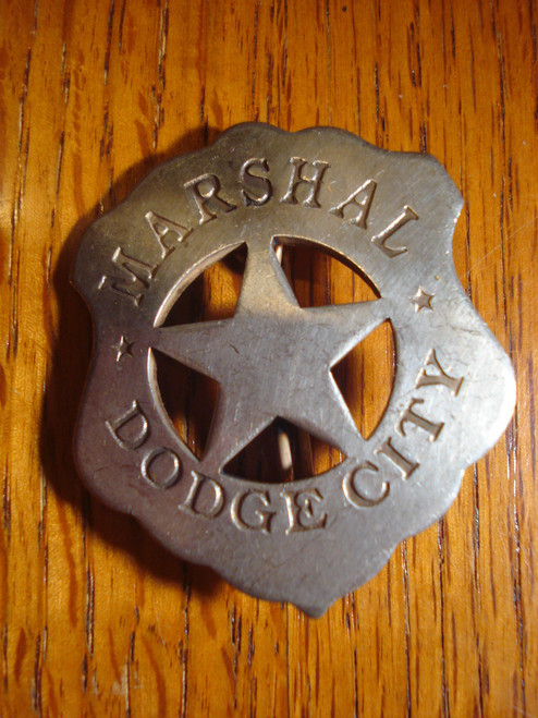 Dodge City Marshal Western Badge