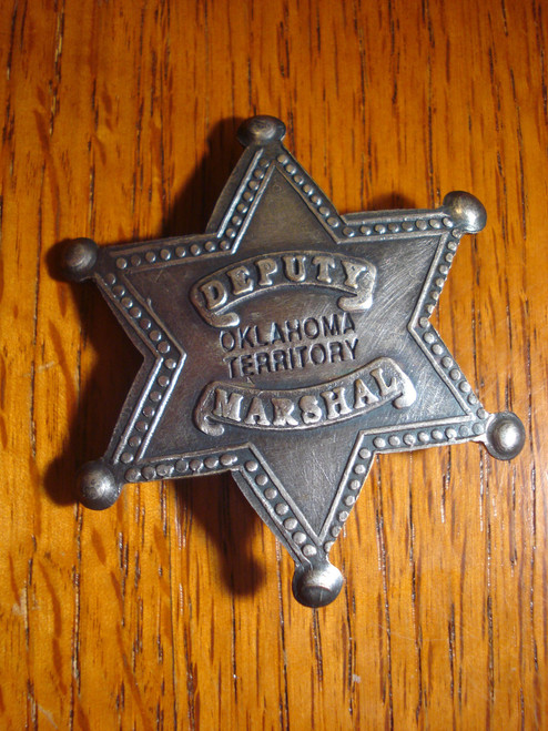 Oklahoma Territory Deputy Marshal Western Badge