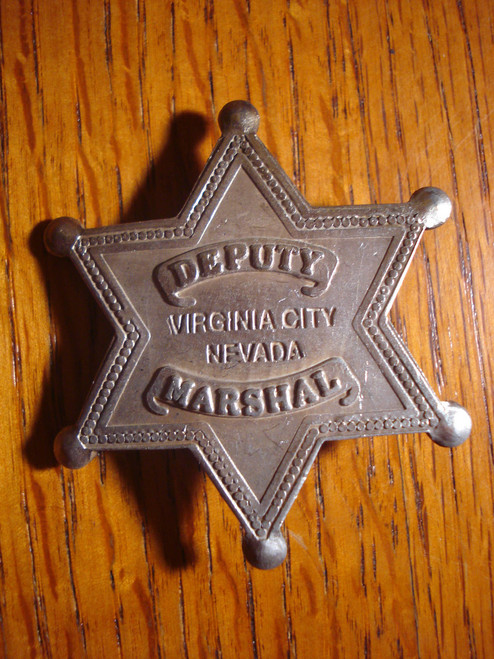 Virginia City Nevada Deputy Marshal Western Badge