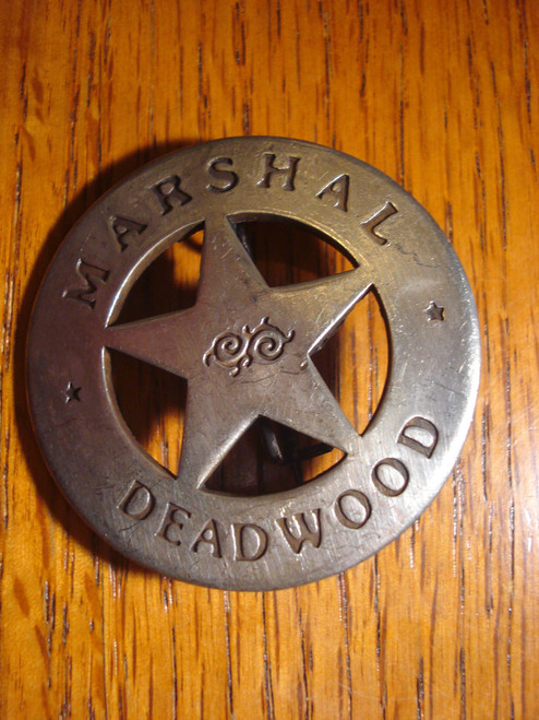 Marshal Deadwood Western Badge 